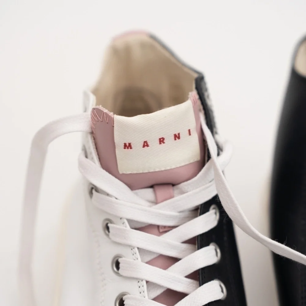 Marni. New! Graffiti Flatform Lace-Up‎ Sneakers.